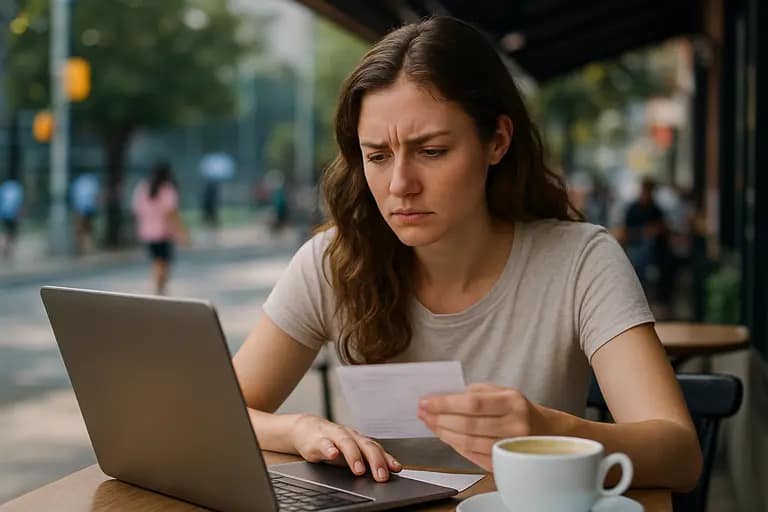 Notebook budget beside tennis tickets and a phone with session details